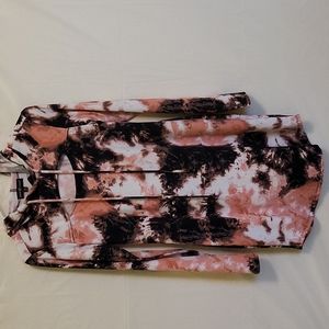 Women's Long Sleeve Hooded Vut Out Dress